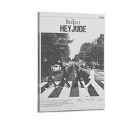 ZHYAZHA Affiches sur toile Erik The Beatles Abbey Road (15) - Décoration murale vintage - Affiche esthétique de musique et de films - Peinture décorative pour salon, chambre à coucher - 30 x 45 cm