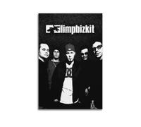 ZHYAZHA Limp Bizkit (2) Affiches d'art mural vintage sur toile - Poster esthétique avec musique et films - Peinture décorative pour salon, chambre à coucher - 40 x 60 cm - Style sans cadre