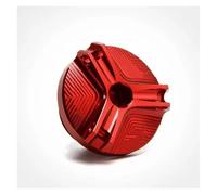 ZhyoNgFu Bouchon D'huile Moteur De Moto Couvercle De Réservoir De Maître-Cylindre De Frein À Bouton pour Moto T-Max TMAX 530 500 560 TMax530 SX DX Tech Max TMAX560(Rouge,A)