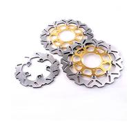 ZhyoNgFu Disques De Frein De Moto 3 PCS Moto Avant Arrière Disque De Frein Rotors Ensemble pour GSXR600 GSXR750 2006-2007 K6 & GSXR1000 2005-2008 K5 GSXR 1000