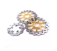 ZhyoNgFu Disques De Frein De Moto Jeu De Rotors De Disque De Frein Avant Arrière De Moto Flottant pour TL1000R 1998-2003 & GSXR 600 750 1997-2003 & TL1000S 1997-2001(3pcs Front Rear Set)