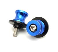 ZhyoNgFu Support Bobines Bras Oscillant Moto pour MT03 2015-2023 MT09 2013-2023 MT10 2016-2021 MT 03 09 10 Moto 6MM Boulon Bras Oscillant Bobine Curseur Support Vis(Bleu,MT-03)