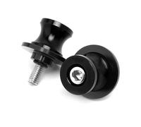 ZhyoNgFu Support Bobines Bras Oscillant Moto pour MT03 2015-2023 MT09 2013-2023 MT10 2016-2021 MT 03 09 10 Moto 6MM Boulon Bras Oscillant Bobine Curseur Support Vis(Le Noir,MT-03)
