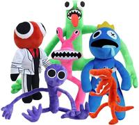 ZHYUAD Copains en Peluche Anime,Adorables Peluches Kawaii Moelleuses,Animaux Artisanalement Faits,Douces Peluches,Monstres,Parfaits en Tant Que Cadeaux pour Les Enfants à Halloween et Noël(6 Poupées)