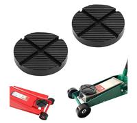 ZHYUAN Lot de 2 Patins en Caoutchouc Universel de 125 x 26 mm pour Cric de Voiture - Support 100 mm pour Étrier de Levage
