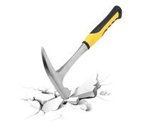 ZHYUAN Marteau à briques, Marteaugéologique, Tête de marteaugéologique, Marteaude maçon forgé, Marteaugéologique à double tête, outils géologiques, fournitures minières outils d'exploration