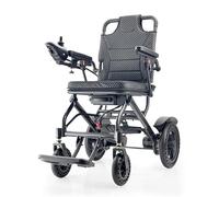 zhyunvd Fauteuil Roulant Électrique Ultra Léger pour Adultes,Fauteuil Électrique Compact,Cadre en Aluminium,Supporte 120Kg,IDÉAL pour Personnes HANDICAPÉES Et Personnes Single Control,20A