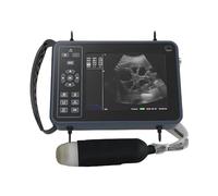 zhyunvd Scanner portatif convexe et linéaire portable, ultrason vétérinaire, avec sonde 3,5 MHz, sonde étanche, pour porcs et moutons HD