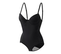 ZHYX Body Femme Gaine Amincissant Ventre Plat Gainant Sculptant Minceur Lingerie Shapewear Bodysuit,Black-Large