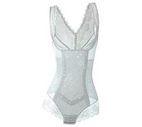 ZHYX Femme Combinaison Gainante Lingerie Sculptante et Gainante Gaine Amincissante Ventre Plat Bustier,Gray-L