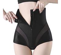 ZHYX Femme Culotte Sculptante Gainante Gaine Amincissante Taille Haute Ventre Plat Cuisse Panty Contrôle Ventre Shapewear,Black-Medium