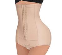 ZHYX Femme Panty Culotte Taille Haute Amincissante Ventre Plat Invisible Sculptante Minceur sous-vêtements,Apricot-M