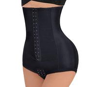 ZHYX Femme Panty Culotte Taille Haute Amincissante Ventre Plat Invisible Sculptante Minceur sous-vêtements,Black-M