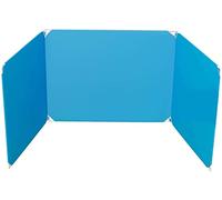 ZHYX Séparateur de bureau, panneau de protection de l'intimité, épissure en forme de U, multifonction, pour une utilisation à l'école, au bureau, dans une bibliothèque (45 cm x 35 cm x 35 cm) Bleu