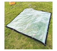 ZHZHXR Bache de Protection Exterieur Transparente, Bâche Imperméable Transparente Rideaux Latéraux Tonnelle pour Meubles, Véranda, Maison, Jardin, Extérieur (2x5m/6.56x16.4ft)
