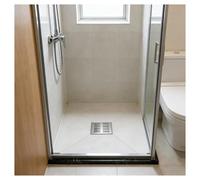 ZHZHXR Couvercle de Caniveau en Acier Inoxydable, Couvre Grille Égout Couvercles de Puits Décoratifs Jardin pour Usage Extérieur, Jardins, Salles Douche(25x25x2cm/9.8x9.8x0.8in)