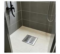 ZHZHXR Couvercle de Drain Extérieur, Grille Évacuation Carrée pour Puisard Drain Douche Carré pour Jardin, Terrasse, Potager, Route, Empêche Accumulation Débris(40x30x3cm/15.7x11.8x1.2in)