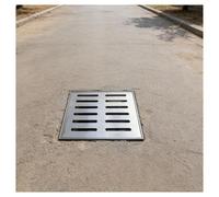 ZHZHXR Couvercle de Regard d'évacuation Extérieur, Grille Caniveau Trottoir Grilles Drainage Allée pour Cour, Jardin, Allée(60x40x3cm/23.6x15.7x1.2in)