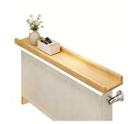 ZHZHXR Etagere Radiateur Poser Etagere Radiateur Salle de Bain pour Domestique, Salon, Chambre Coucher, Couloir, Espace Rangement Supplémentaire(Natural,120x12cm/47.24x4.72in)