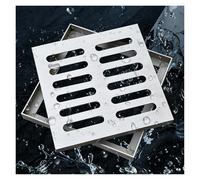 ZHZHXR Générique Grilles de Vidange en Acier Inoxydable 304 Couvercle Regard d'évacuation Grille Drainage pour Cour, Jardin, Allée Résistant Déformation(20x20x2cm/7.9x7.9x0.8in)