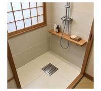 ZHZHXR Grille d'évacuation en Acier Inoxydable, Grille Carrée en Acier Inoxydable 304 Drain Sol Encastré pour Usage Extérieur, Jardins, Salles Douche(30x30x2cm/11.8x11.8x0.8in)