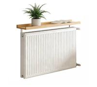 ZHZHXR Tablette pour Radiateur Etagere Radiateur Poser Percer Étagère Murale pour Salon, Cuisine, Chambre Coucher, Salle Bain, Permet Gagner Espace(Natural,60x12cm/23.62x4.72in)