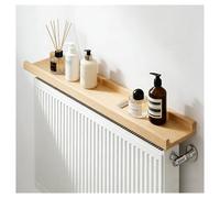 ZHZHXR Tablette Radiateur Etagere Radiateur Poser Étagères en Bois pour Salon, Chambre Coucher, Couloir Installation Facile, Permet De Gagner Espace(Natural,120x12cm/47.24x4.72in)