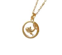 ZIAFRPN à la Mode et Magnifique Micro incrusté Charmant Collier de Coquillage de Dauphin, dîner de Fille Classique, Cadeau en Acier Inoxydable