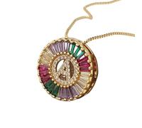 ZIAFRPN À la Mode Micro pavé CZ Cubique A-Z Initiales Lettre Pendentif Colliers pour Femmes Famille Bijoux Cadeau