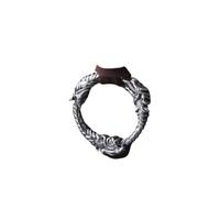 ZIAFRPN Acier Inoxydable Goth Infinity Ouroboros Norse Dragon Collier Pendentif Gothique Accessoires Amulette Runes Bijoux avec boîte
