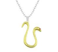 ZIAFRPN Anime Boa Hancock Serpent Bijoux Porte-clés Collier Pendentif en métal Cosplay Bijoux