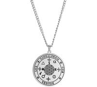 ZIAFRPN Archange Sandalphon Collier Ange Ambassadeur des Prières Kabbale Amulette Bijoux
