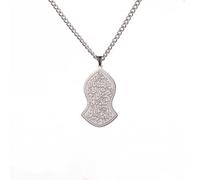 ZIAFRPN Ayatal Kursi Script Colliers Neckalce Arabe Dieu Messager Bijoux