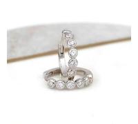 ZIAFRPN Bijoux Quotidiens féminins Boucles d’Oreilles créoles avec des Accessoires caractérisés de Style Moderne Tendance Brillant pour Les fiançailles