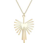 ZIAFRPN bijoux Soleil Pendentif Collier Sunshine Charm Géométrique Laser Cut Bijoux Fabrication cadeau