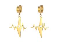 ZIAFRPN Carte du Pays Battement de cœur Pendentif Boucles d’Oreilles Israël Palestine Géographie Boucles d’Oreilles Piercing Bijoux Ethniques