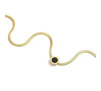 ZIAFRPN Classique FashioSteel Roman Letter Circle Collier Pour Femmes Collier Chaîne Léger Luxe Saint Valentin Cadeau d’anniversaire