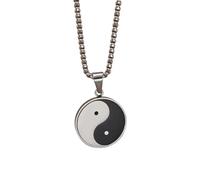 ZIAFRPN Collier Ancien I Ching Bagua Tai Chi Pendentif Collier pour Hommes et Femmes Prier pour la Bonne Chance Bijoux Ornement Mode