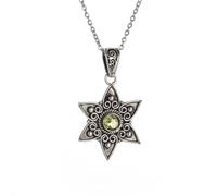 ZIAFRPN Collier décontracté Pendentif Vintage Vert Cristal Lotus Pierre Précieuse Pendentif Collier Femmes Mode Élégant Banquet Bal Robe Bijoux Bijoux