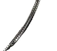 ZIAFRPN Collier Homme Homme Hip Hop Base Chaîne Collier Simple Boîte Chaîne Street Wear Bijoux Femmes Mode Accessoires Mode Mode