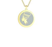 ZIAFRPN Collier Hommes,Hip Hop Hommes Collier Reine Néfertiti Pendentif avec Chaîne Égypte Ancienne Tête Portrait Ras de Cou Fête Bijoux Noir
