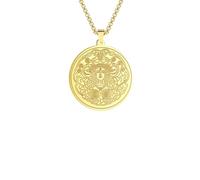 ZIAFRPN Collier Hommes,Hip Hop Punk Hommes Tour de Cou Deuxième Déesse Associé Amour Sexe Beauté Fertilité Symboles Collier pour Femmes