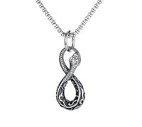 ZIAFRPN Collier Nouveau Ouroboros Pendentif Collier pour Hommes Mode Charme Pendentif sans Fin Parfait Auto-Dévoreur Collier Bijoux Mode