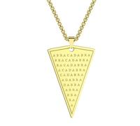 ZIAFRPN Collier Pendentif pour Femmes Hommes Magie Occulte Ésotérique Amulette Charm Chaîne Bijoux Cadeau