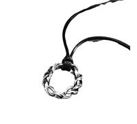 ZIAFRPN Collier Pendentif Vintage NS pour Hommes, Collier de couronnes tressées à la Mode, Bijoux d’Anniversaire Cadeaux d’Anniversaire