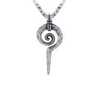 ZIAFRPN Collier Pendentif Vintage pour Hommes Femmes Punk Maya Totem Serpent Sceptre Collier Simple Bijoux Accessoires Cadeau