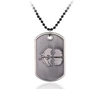 ZIAFRPN Collier pour Hommes Call of Duty Collier Fantômes Militaires Dog Tag Charm Pendentif Porte-clés Duty Porte-clés pour Hommes Bijoux Cadeaux Mode