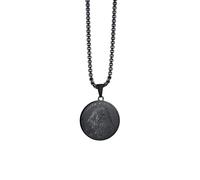 ZIAFRPN Collier pour Hommes Collier Saint Opher St Protect Us The Arch Médailles Pendentif inspirant Bijoux Mode