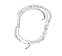 ZIAFRPN Colliers en chaîne en Acier Inoxydable pour Hommes garçons,Colliers Ras de Cou à chaîne Double Couche,Hip Hop Bijoux élégants Cadeaux