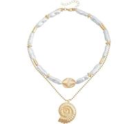 ZIAFRPN Colliers pour Hommes Collier amitié Ce Collier de Perles à la Mode et Unique est Un Accessoire de Bijoux Tendance Indispensable pour Les Dames et Un Excellent Choix pour Les Cadeaux.